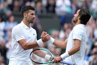 | Photo: AP/Mosa'ab Elshamy : Wimbledon tennis Semi-Final 2: Novak Djokovic vs Lorenzo Musetti